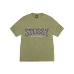 Stussy Merch Logo Grøn Basic Tråde T-Shirt