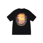 Stussy Merch Logo Solnedgang Sort T-Shirt