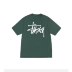 Stussy Merch Logo Big Half Grøn T-Shirt