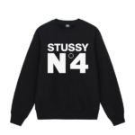 Stussy Merch Logo Basic N4 Sort Sweatshirt